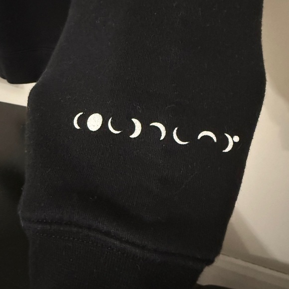 Coldplay Black Hoodie with 'WE PRAY' Print - Picture 2 of 4